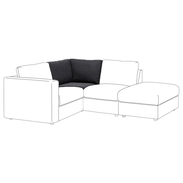 VIMLE corner section, Djuparp dark green, 93 cm