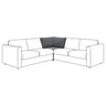 VIMLE corner section, Johanneshov dark grey, 93 cm