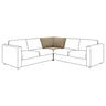 VIMLE corner section, Johanneshov brown-beige, 93 cm