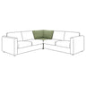 VIMLE corner section, Mosshed grey-green, 93 cm