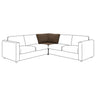 VIMLE corner section, Mosshed dark brown, 93 cm