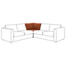 VIMLE corner section, Mosshed red-brown, 93 cm