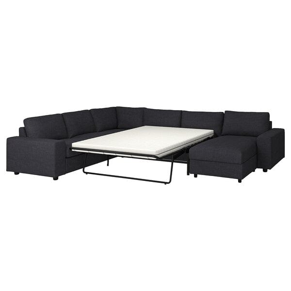 Ikea VIMLE - Sofa cover let ang 5pos/chaise-l, with wide arms/Hillared anthracite ,