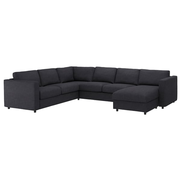 VIMLE cover for corner sofa-bed, 5-seat
