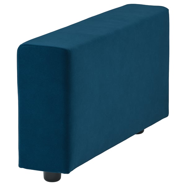 VIMLE cover for armrest, wide/Djuparp dark green-blue