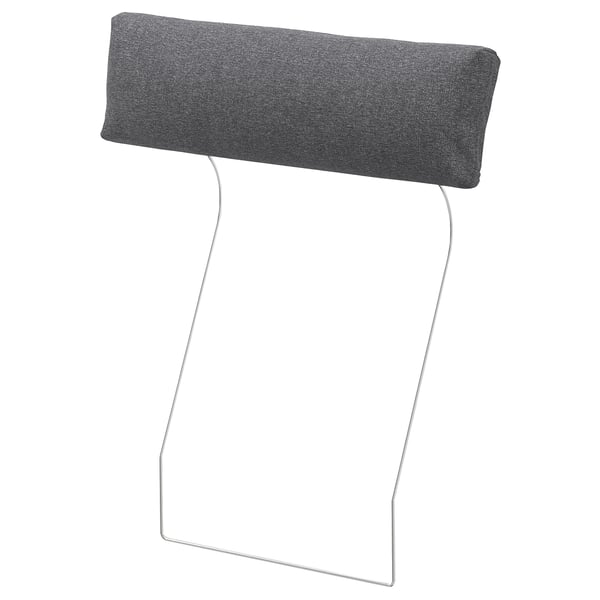 VIMLE cover for headrest, Gunnared medium grey