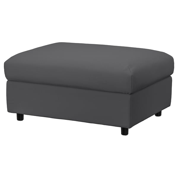 VIMLE footstool with storage, Hallarp grey, 98x73 cm