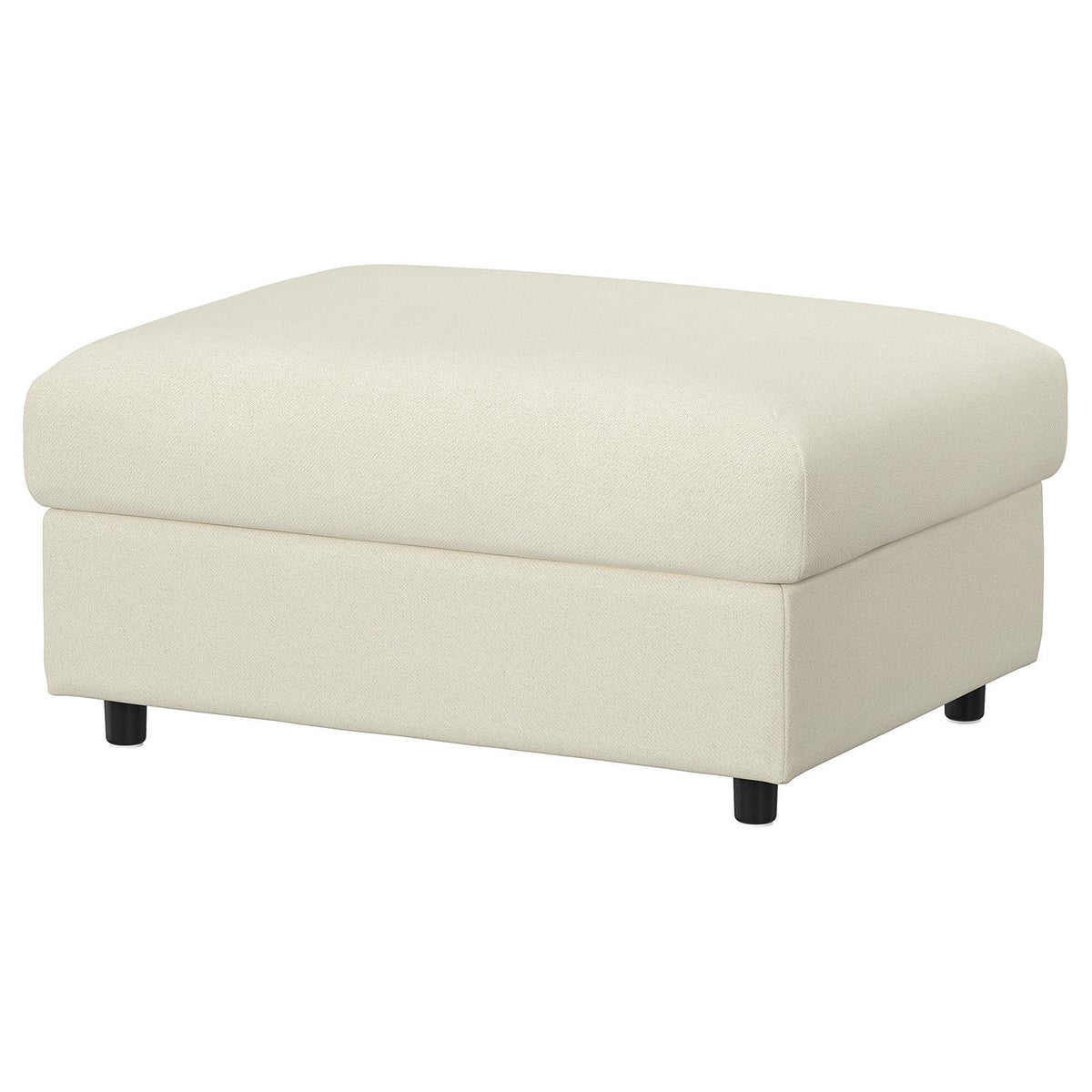 VIMLE footstool with storage, Johanneshov off-white, 98x73 cm
