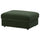 VIMLE footstool with storage, Johanneshov dark green, 98x73 cm