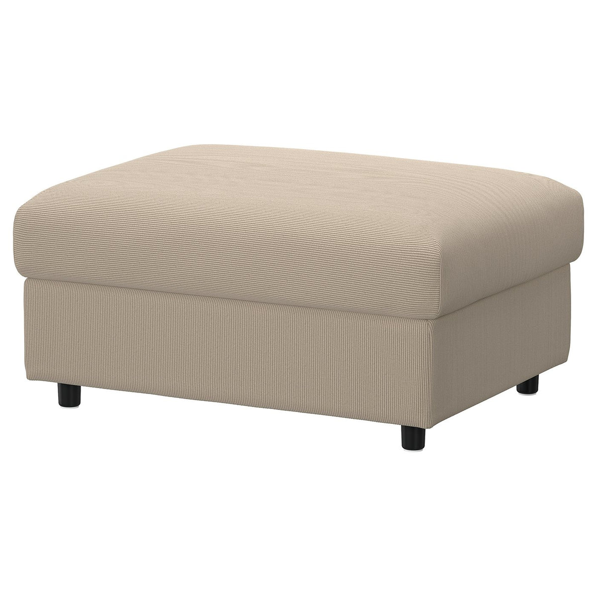 VIMLE footstool with storage, Kelinge beige, 98x73 cm