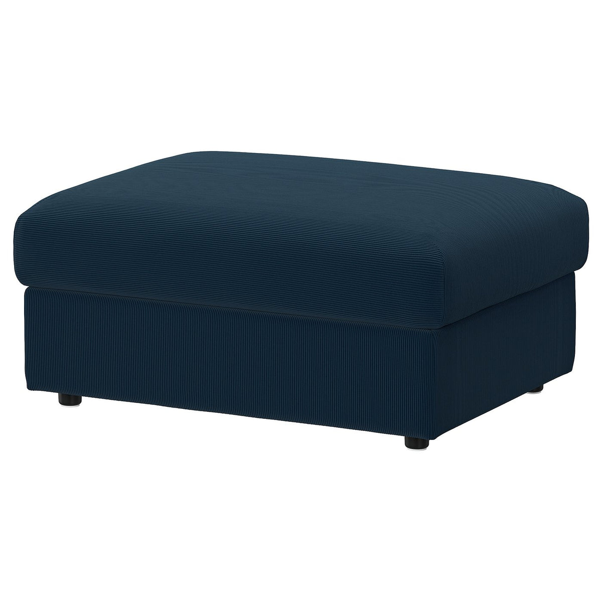VIMLE footstool with storage, Kelinge dark blue, 98x73 cm