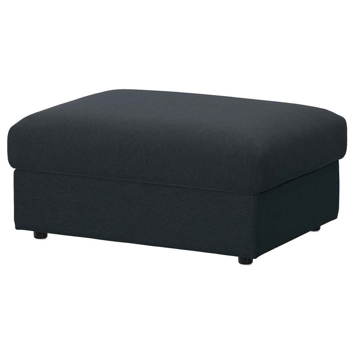 VIMLE footstool with storage, Knäbäck anthracite, 98x73 cm