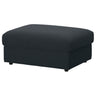 VIMLE footstool with storage, Knäbäck anthracite, 98x73 cm