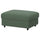 VIMLE footstool with storage, Knäbäck grey-green, 98x73 cm