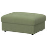 VIMLE footstool with storage, Mosshed grey-green, 98x73 cm