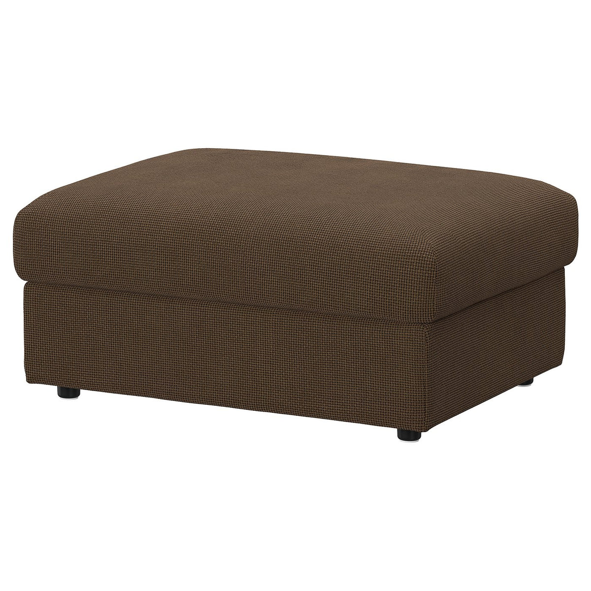 VIMLE footstool with storage, Mosshed dark brown, 98x73 cm