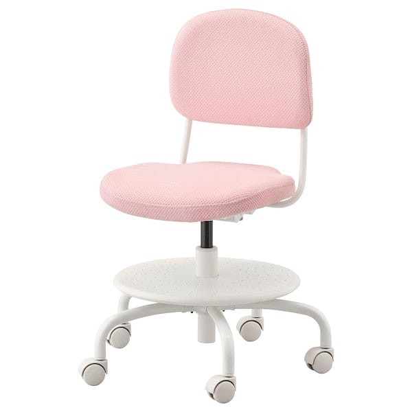 Ikea VIMUND Children's Desk Chair - Pale Pink ,
