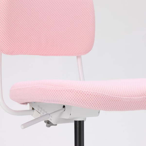 VIMUND children's desk chair, light pink, 41x86x59 cm