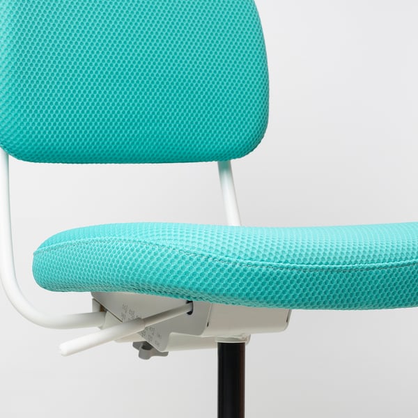 VIMUND children's desk chair, turquoise, 62 cm