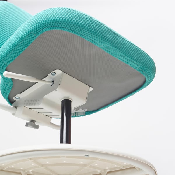 VIMUND children's desk chair, turquoise, 62 cm