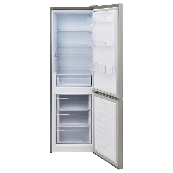 VINDÅS fridge/freezer, IKEA 300 freestanding/stainless steel colour, 223/120 l