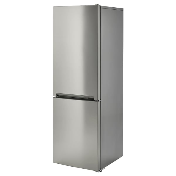 VINDÅS fridge/freezer, IKEA 300 freestanding/stainless steel colour, 223/120 l