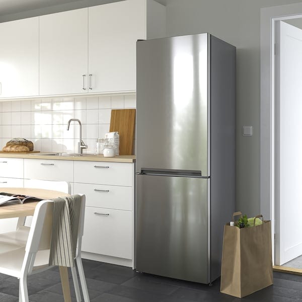 Ikea VINDÅS - Fridge/freezer, IKEA 300 freestanding/colour stainless steel, , 223/120 l