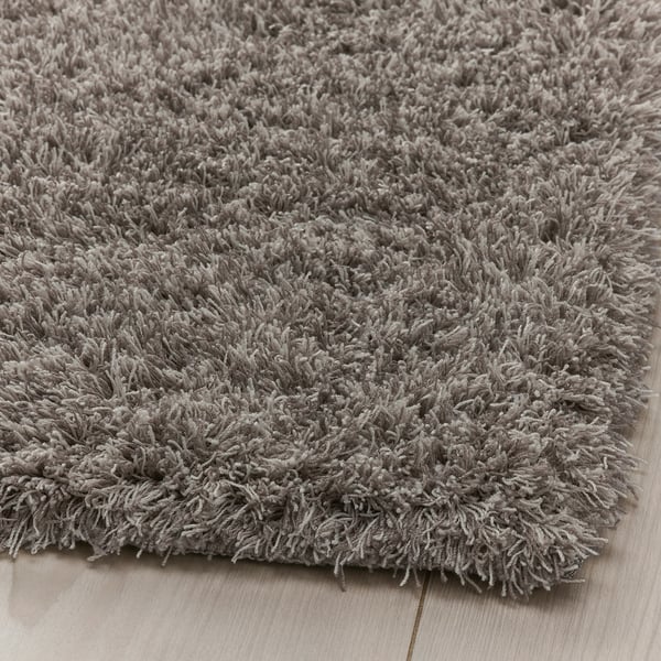 VINDEBÄK - Rug, high pile, light beige, 160x230 cm