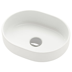 VINDELÄLVEN countertop wash-basin, white, 39x31 cm