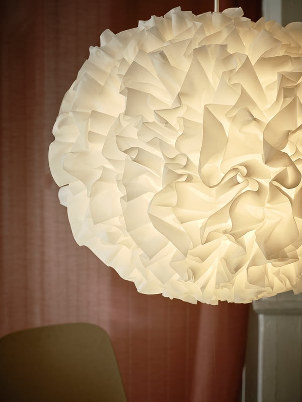 VINDKAST pendant lamp, white, 50 cm