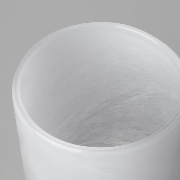 VINDSTILLA candle holder, white, 15 cm