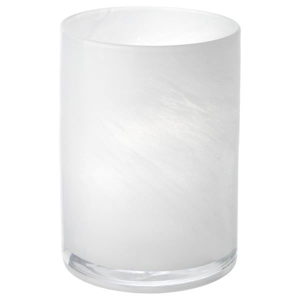 VINDSTILLA candle holder, white, 15 cm