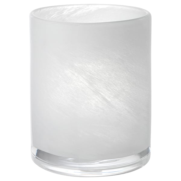 VINDSTILLA candle holder, white, 11 cm
