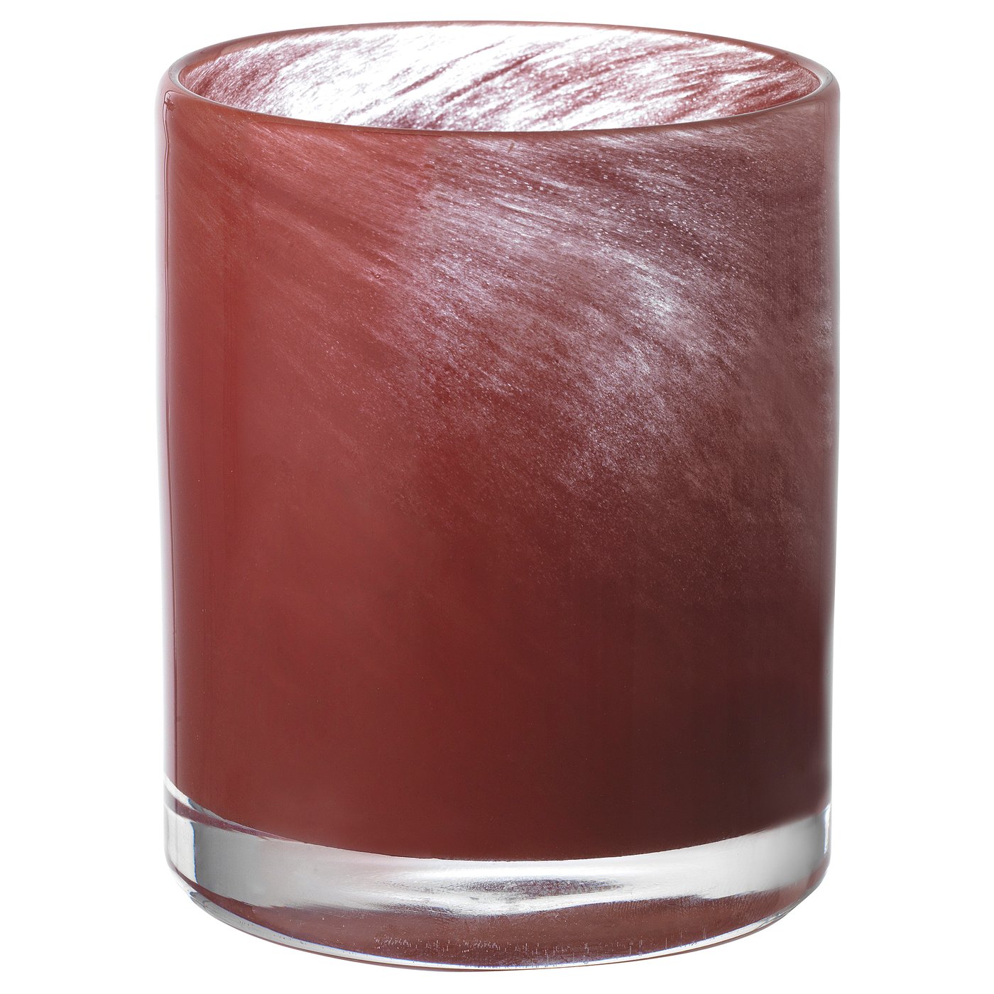 VINDSTILLA candle holder, red, 9 cm