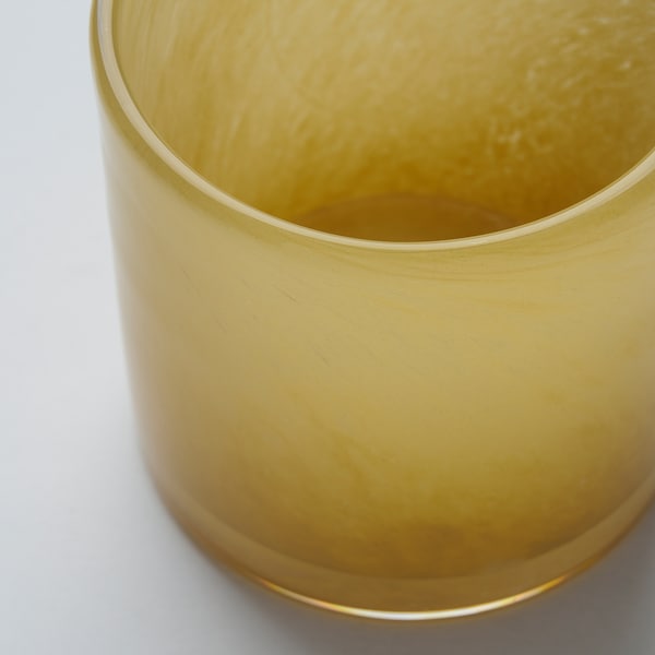 VINDSTILLA - Tealight holder, yellow, 7 cm