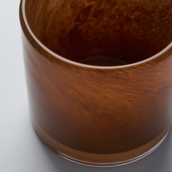 VINDSTILLA - Tealight holder, brown, 7 cm