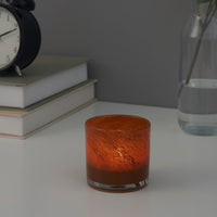 VINDSTILLA - Candleholder, brown, 7 cm