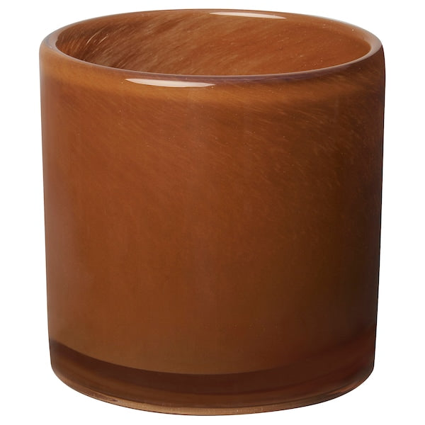 VINDSTILLA - Tealight holder, brown, 7 cm