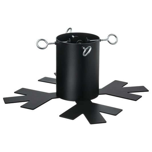VINTERFINT Christmas tree stand, metal black, 38x38 cm