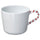 VINTERFINT mug, white/red, 36 cl
