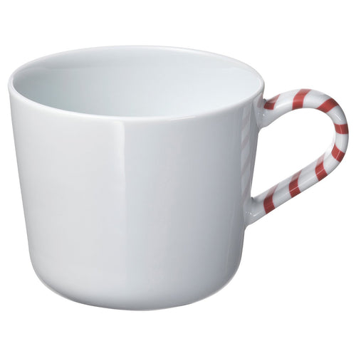 VINTERFINT mug, white/red, 36 cl