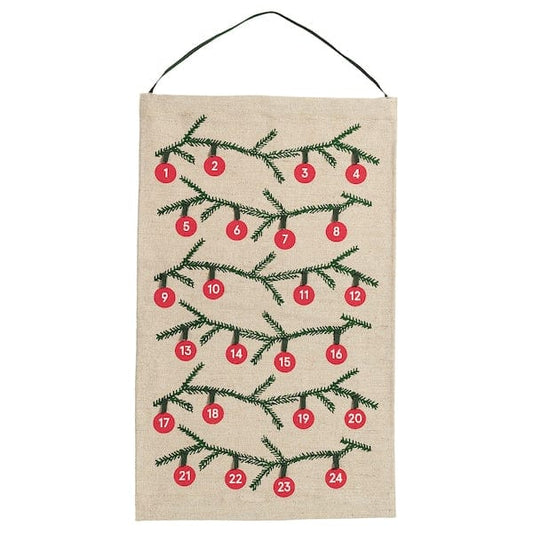 Ikea VINTERFINT - Advent calendar, 24 loops, natural