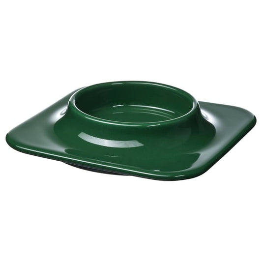 VINTERFINT candlestick for candle, dark green, 3 cm Candlestick for candle, dark green,3 cm
