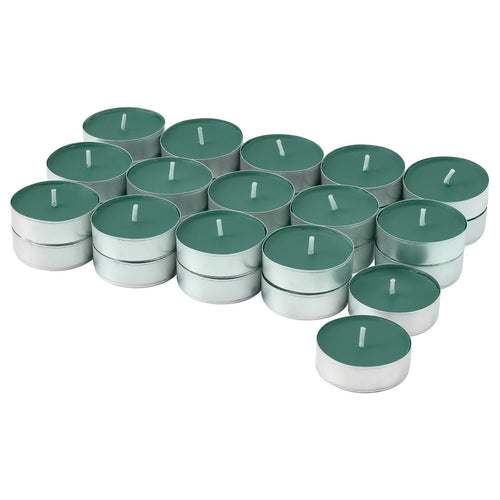 VINTERFINT scented tealight, Winter fir/green, 38 mm, 30 pack
