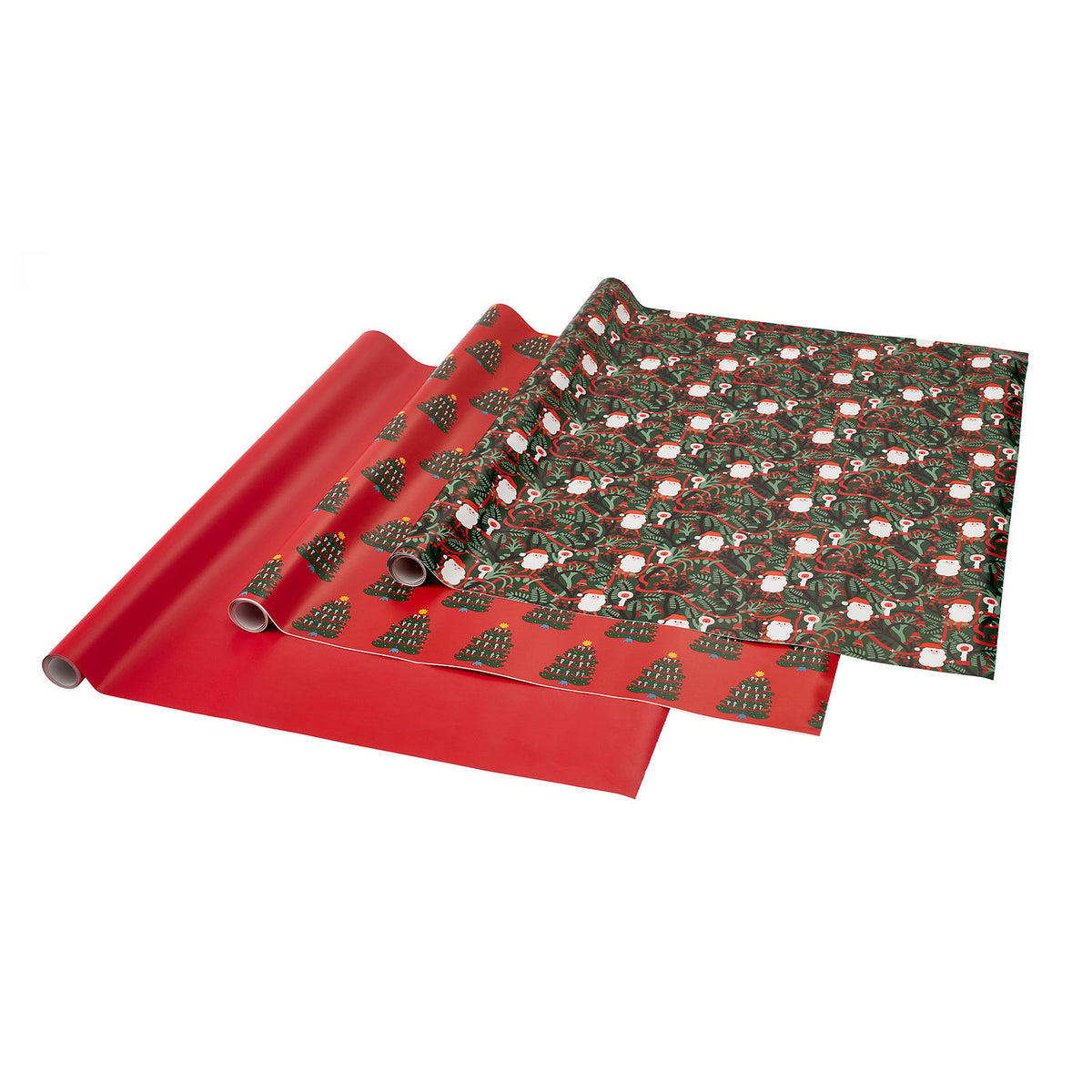 VINTERFINT gift wrap roll, Christmas pattern red/green, 3x0.7 m/2.10 m²