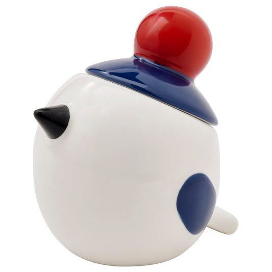 VINTERFINT bowl with lid, bird white, 7 cm
