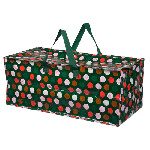 VINTERFINT storage bag, dotted/multicolour, 73x35 cm