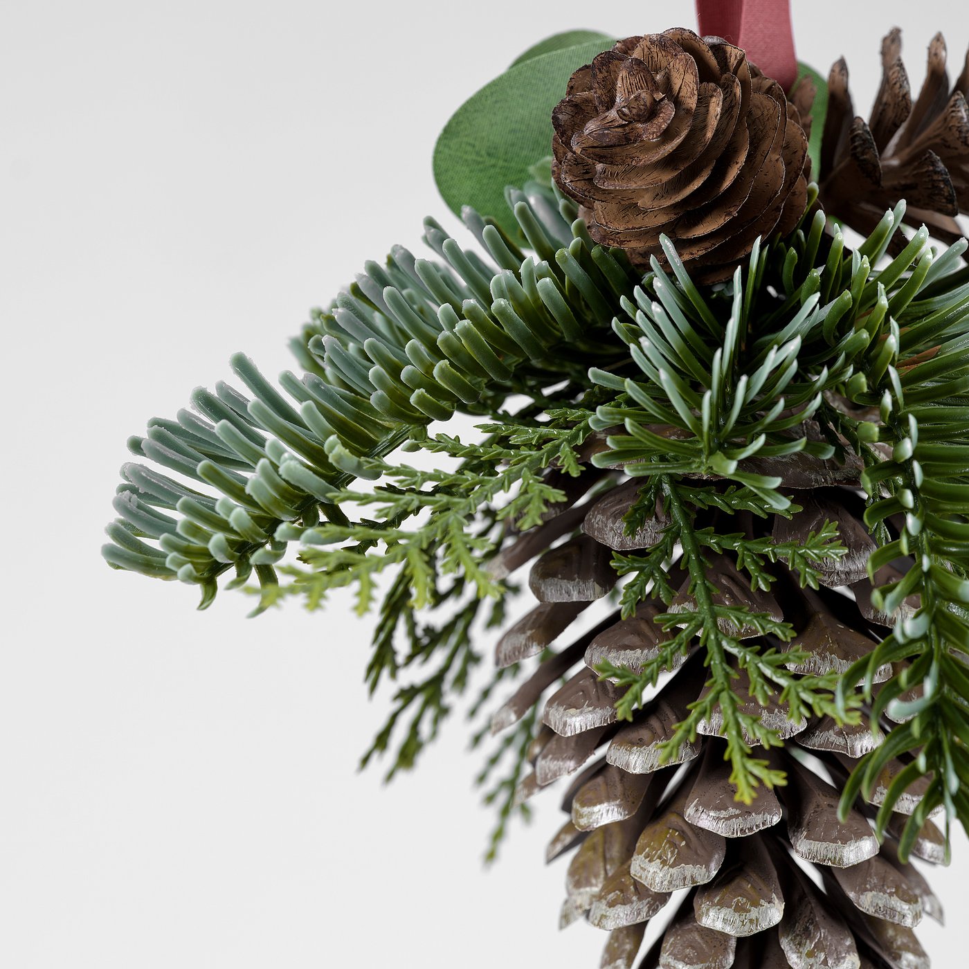 VINTERFINT artificial hanging decoration, in/outdoor/pine cone, 14 cm