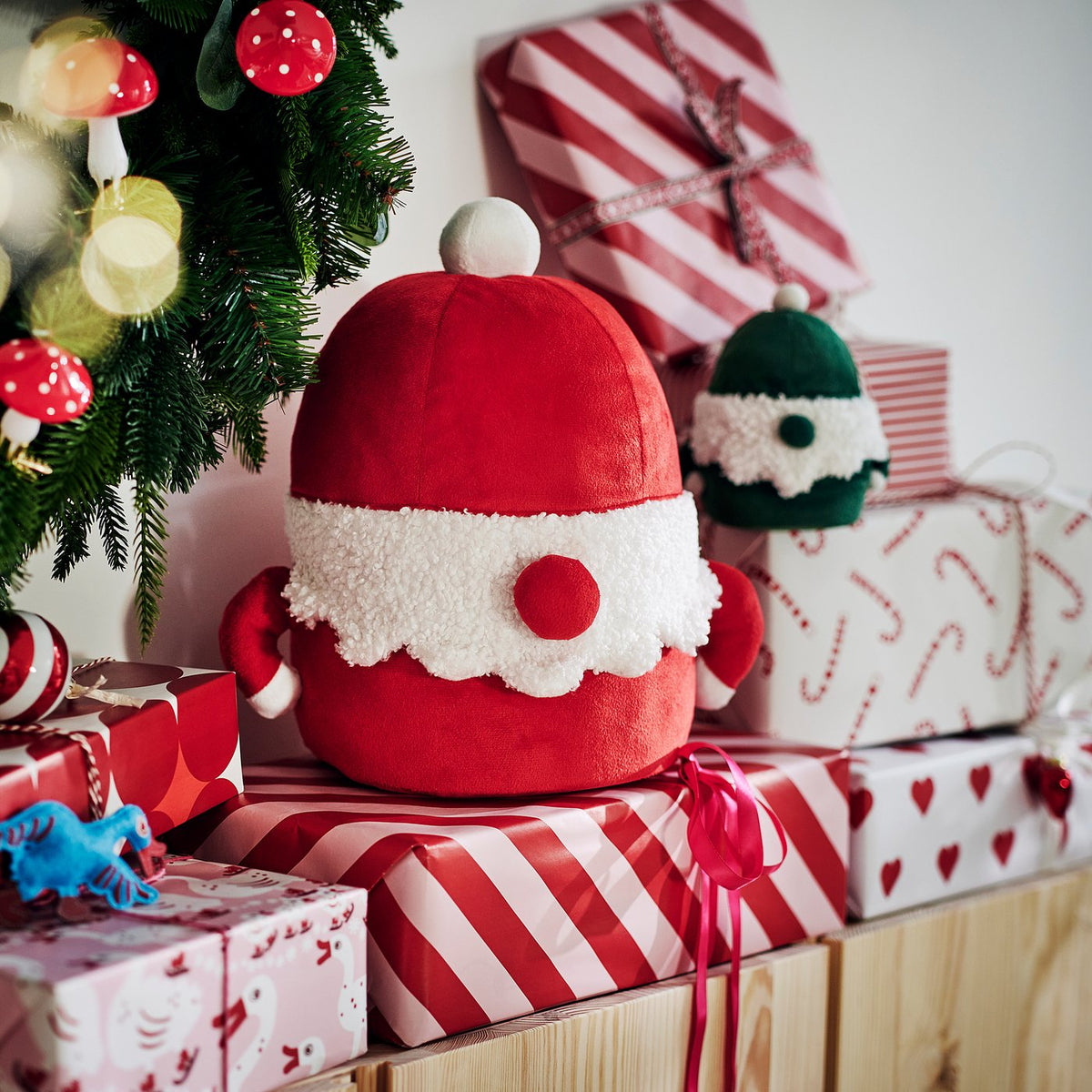 VINTERFINT decoration, Santa Claus red, 30 cm