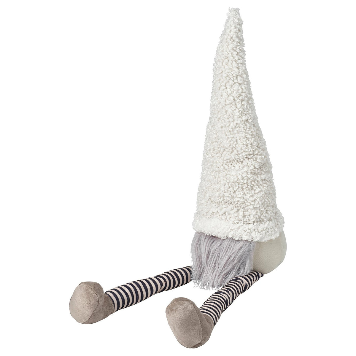 VINTERFINT decoration, Santa Claus sitting/striped white, 42 cm